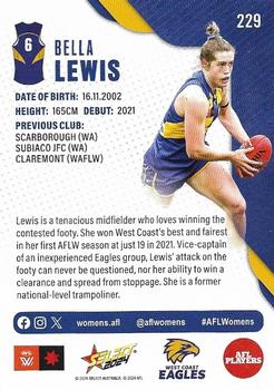 2024 Select AFL Footy Stars #229 Bella Lewis Back